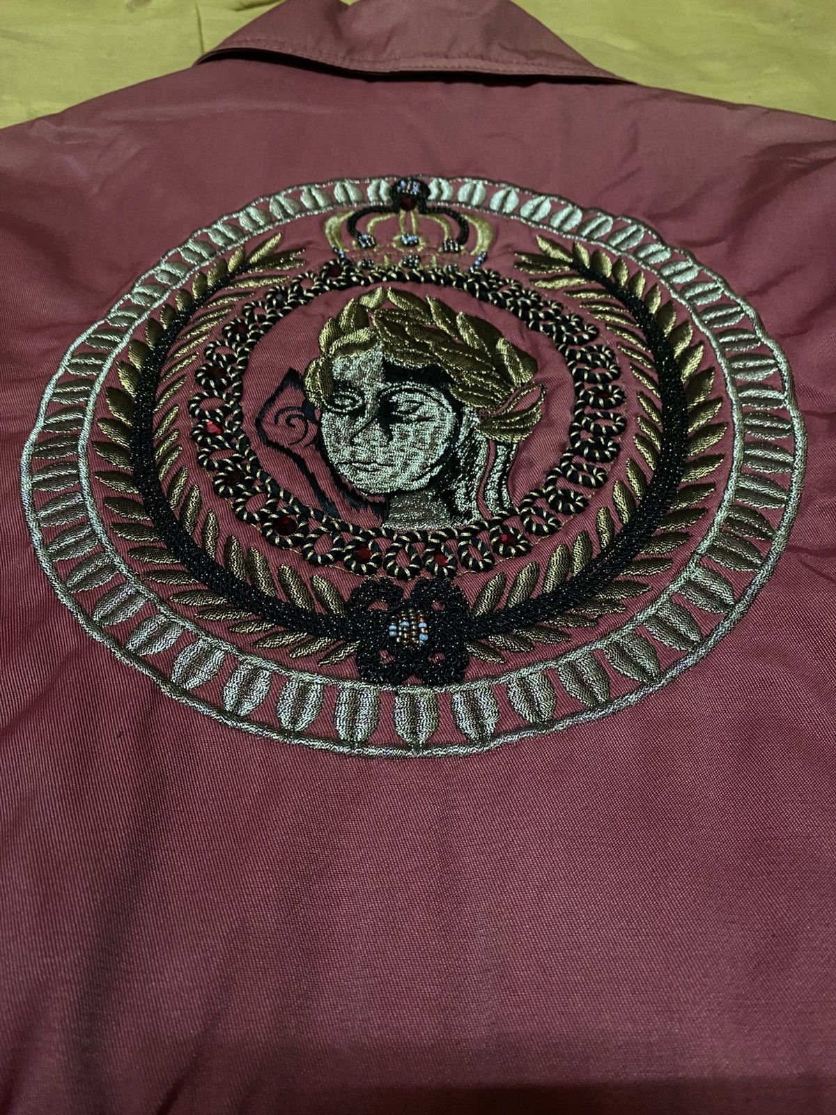 Versus Versace Vintage Versace Embroidered Medusa Big Logo Emperor Jacket Size US M / EU 48-50 / 2 - 1 Thumbnail
