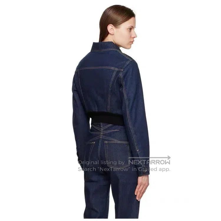 Alaia Alaia Denim Jacket Puffer Size XS / US 0-2 / IT 36-38 - 2 Thumbnail
