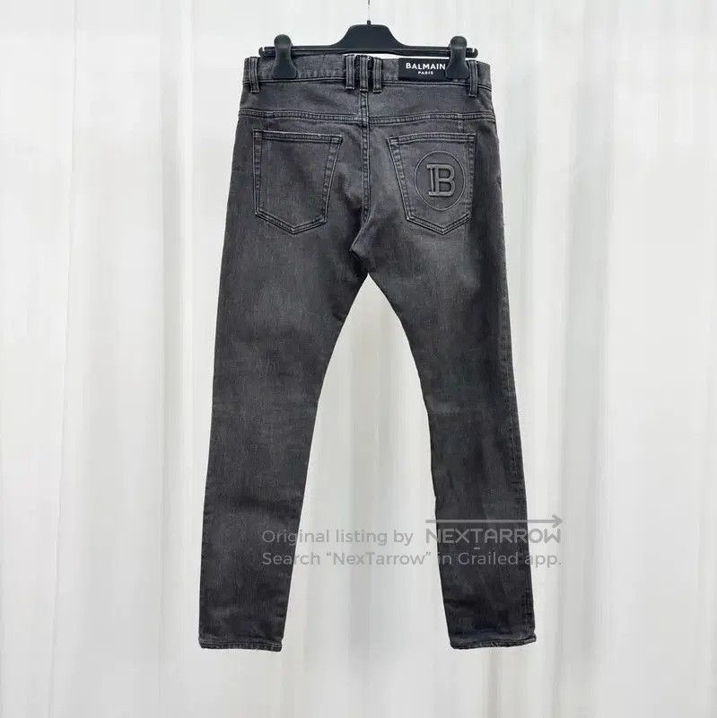 Balmain Balmain M Size Black Denim Casual Pants . Size US 32 / EU 48 - 2 Thumbnail