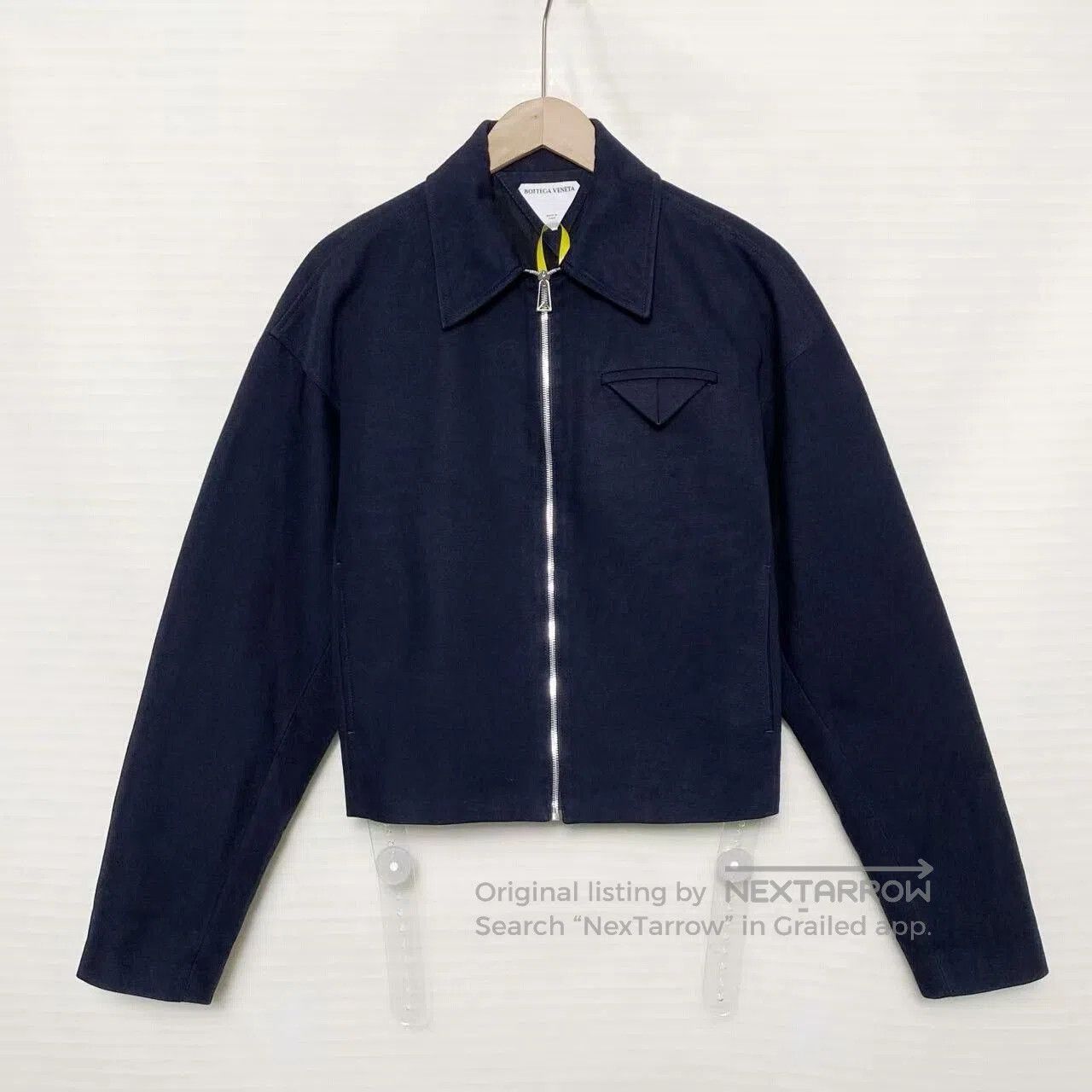 Bottega Veneta BV Men's Wool Zip Jacket. Size US S / EU 44-46 / 1 - 1 Thumbnail