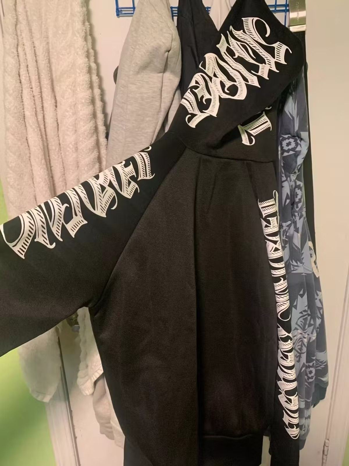 Japanese Brand Punk/Gothic Letter Hoodie Size US L / EU 52-54 / 3 - 3 Thumbnail