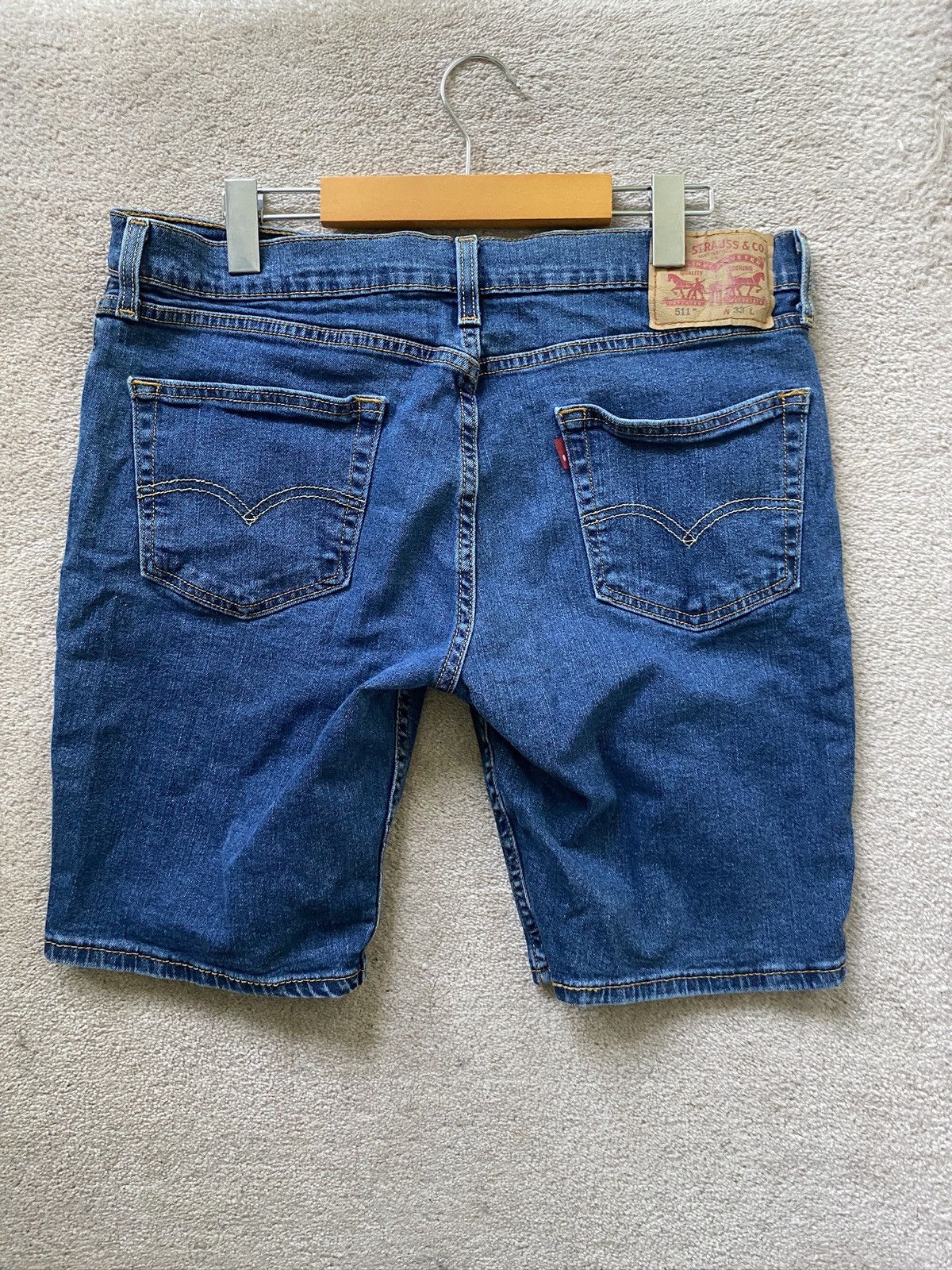 Levi's Levis denim shorts Size US 33 - 2 Thumbnail