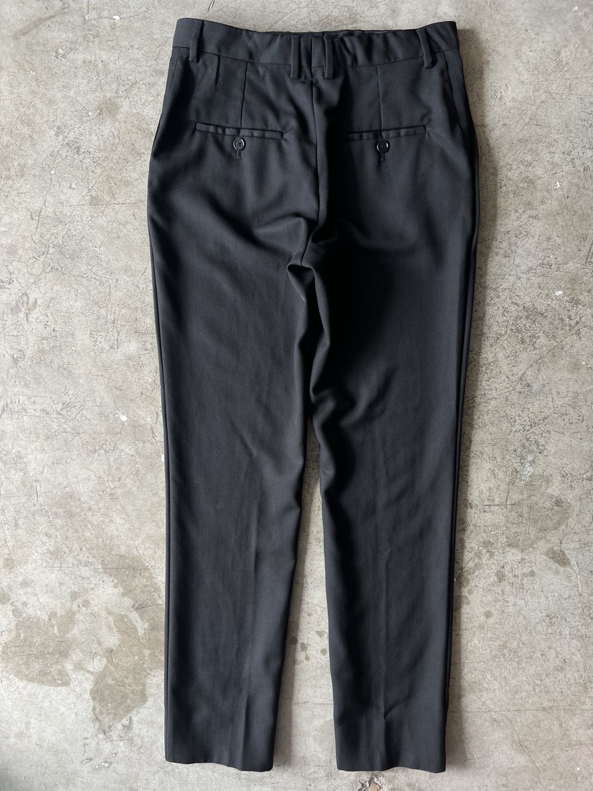 Celine Celine - Hedi Slimane S/S19 Wool Front Band Trouser Size 28" / US 6 / IT 42 - 8 Thumbnail