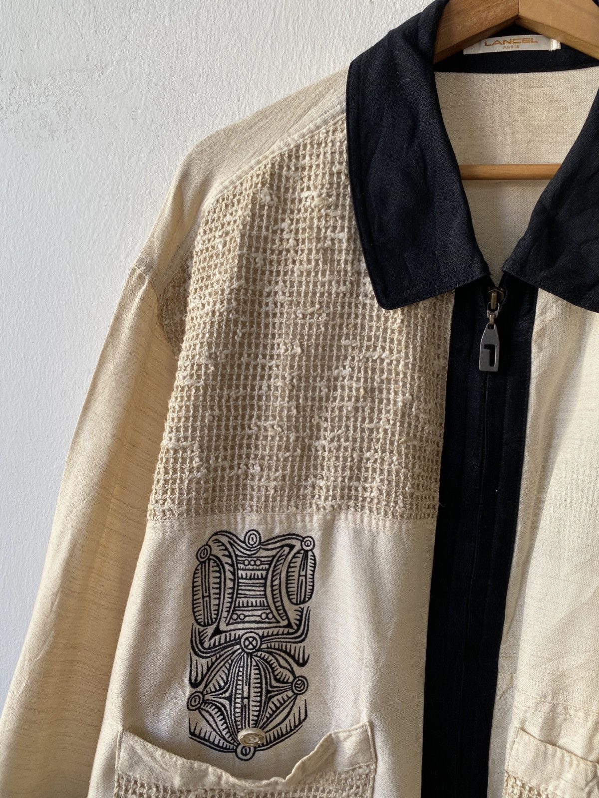 Lancel × Vintage Vintage 90s Lancel Zipper Jacket Size US L / EU 52-54 / 3 - 9 Thumbnail