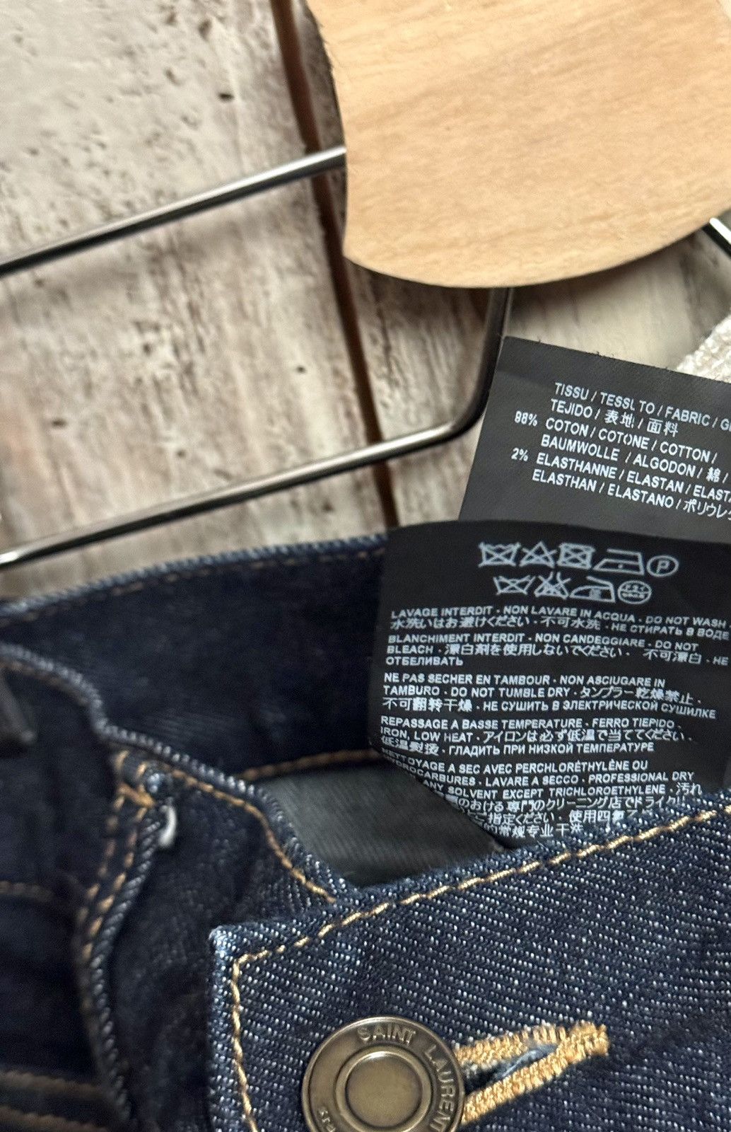 Saint Laurent Paris saint laurent slimane men skinny denim jeans 27 2016 Size US 27 - 4 Thumbnail