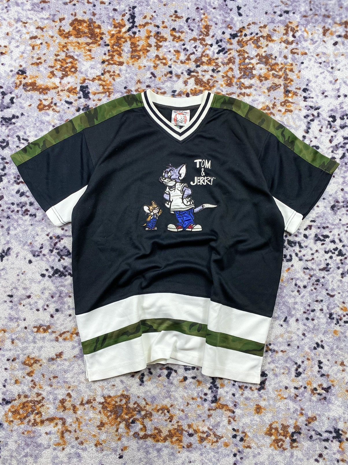 Cartoon Network × Japanese Brand × Vintage “RARE” Vintage Tom&Jerry Jersey shirt Size US L / EU 52-54 / 3 - 1 Thumbnail