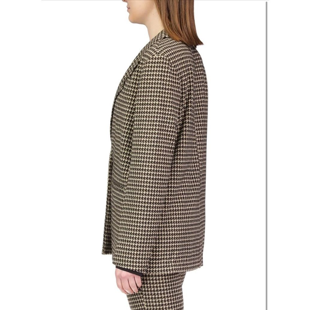 Sanctuary Sanctuary Women's Blazer Medium Multicolor Mini Houndstooth Size M / US 6-8 / IT 42-44 - 2 Thumbnail