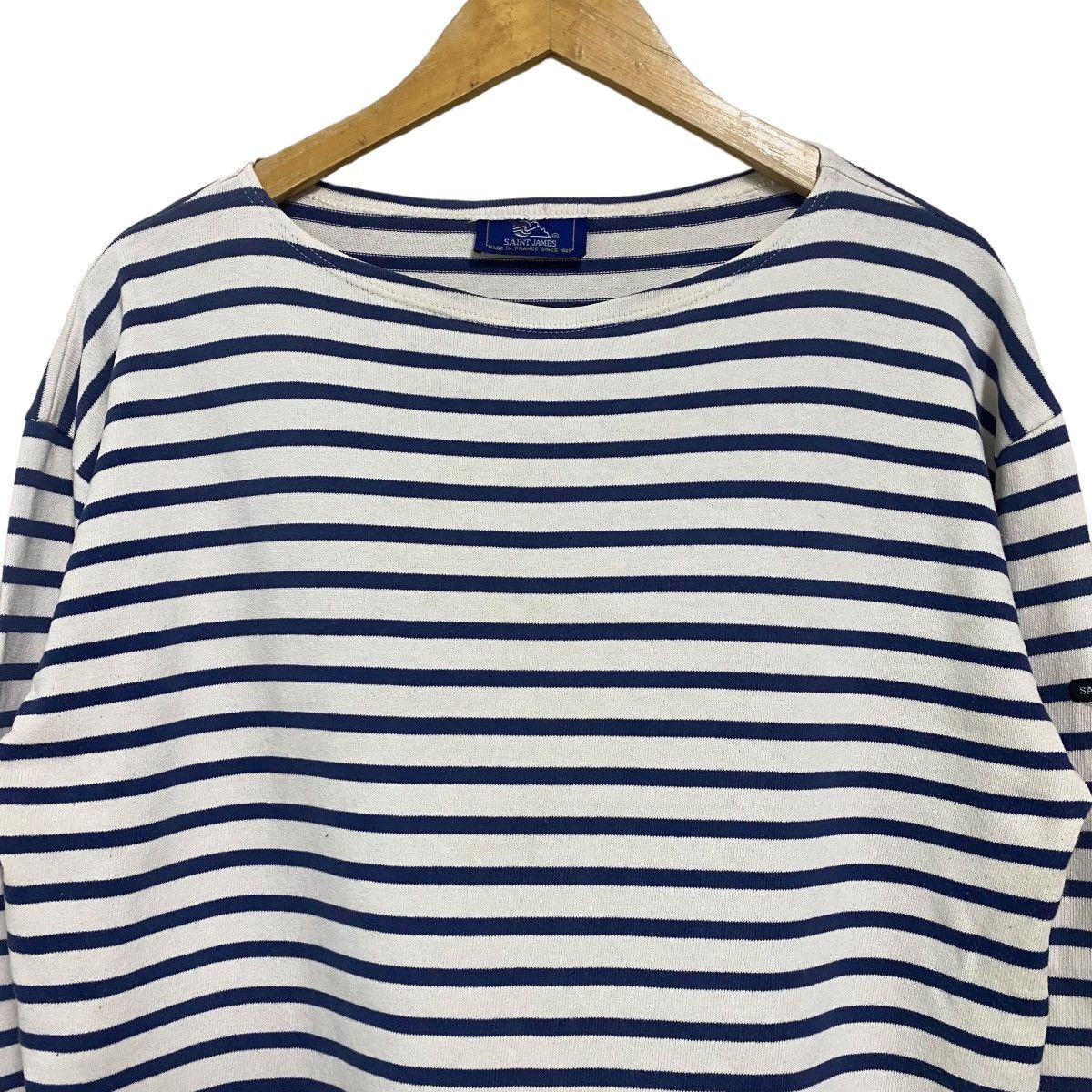 Saint James Vintage Saint James Longsleeve Shirt Size US L / EU 52-54 / 3 - 3 Thumbnail
