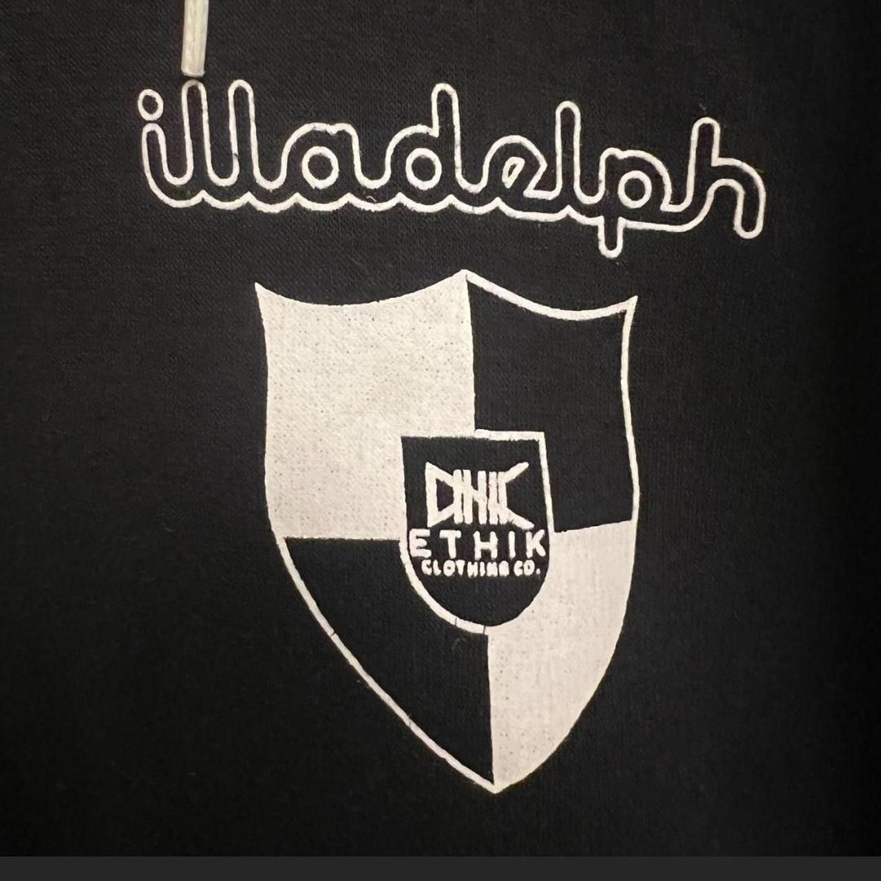 Designer × Ethik Large Illadelph/Ethik Collab Hoodie large used cool rare!! Size US L / EU 52-54 / 3 - 2 Thumbnail