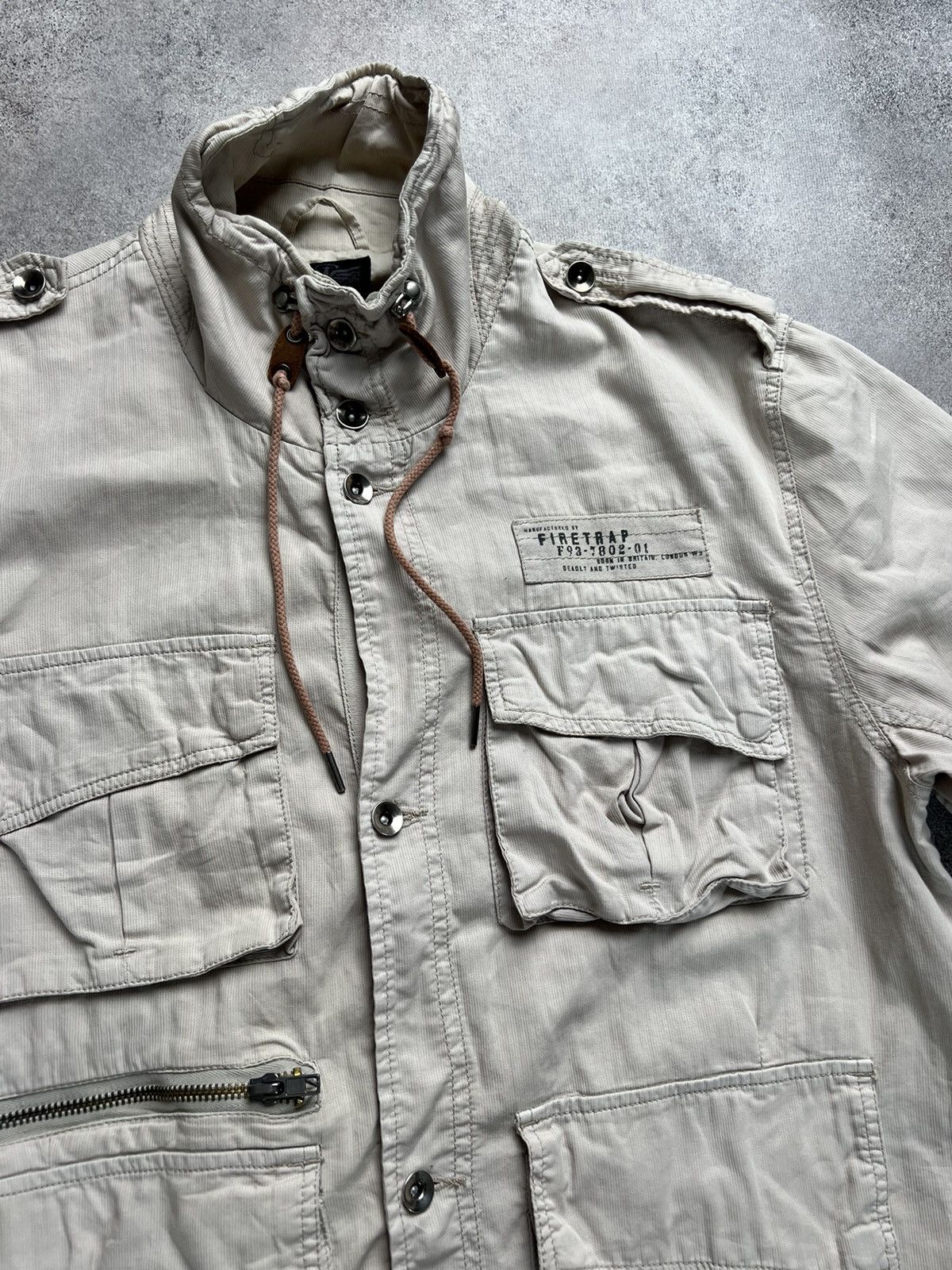 Firetrap × Japanese Brand × Vintage Firetrap vintage multi pocket hunting jacket Size US L / EU 52-54 / 3 - 4 Thumbnail