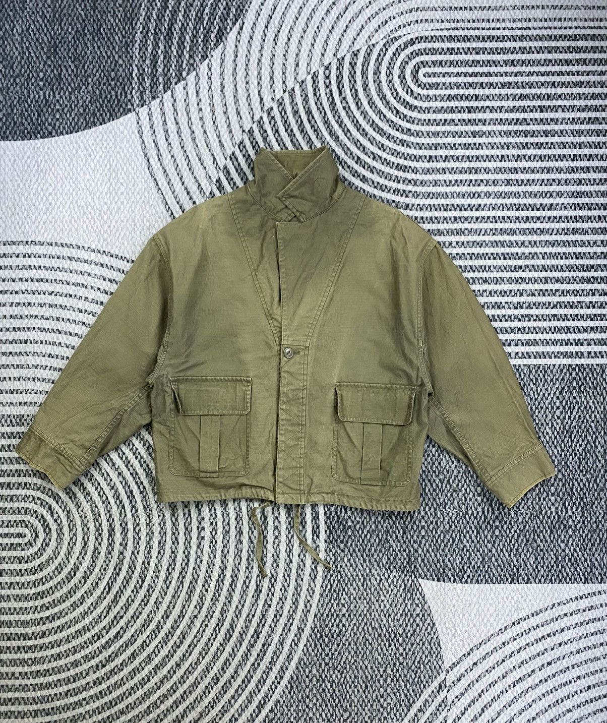 Japanese Brand Vintage Sense Of Place Double Collar Cropped Jacket Size US M / EU 48-50 / 2 - 5 Thumbnail