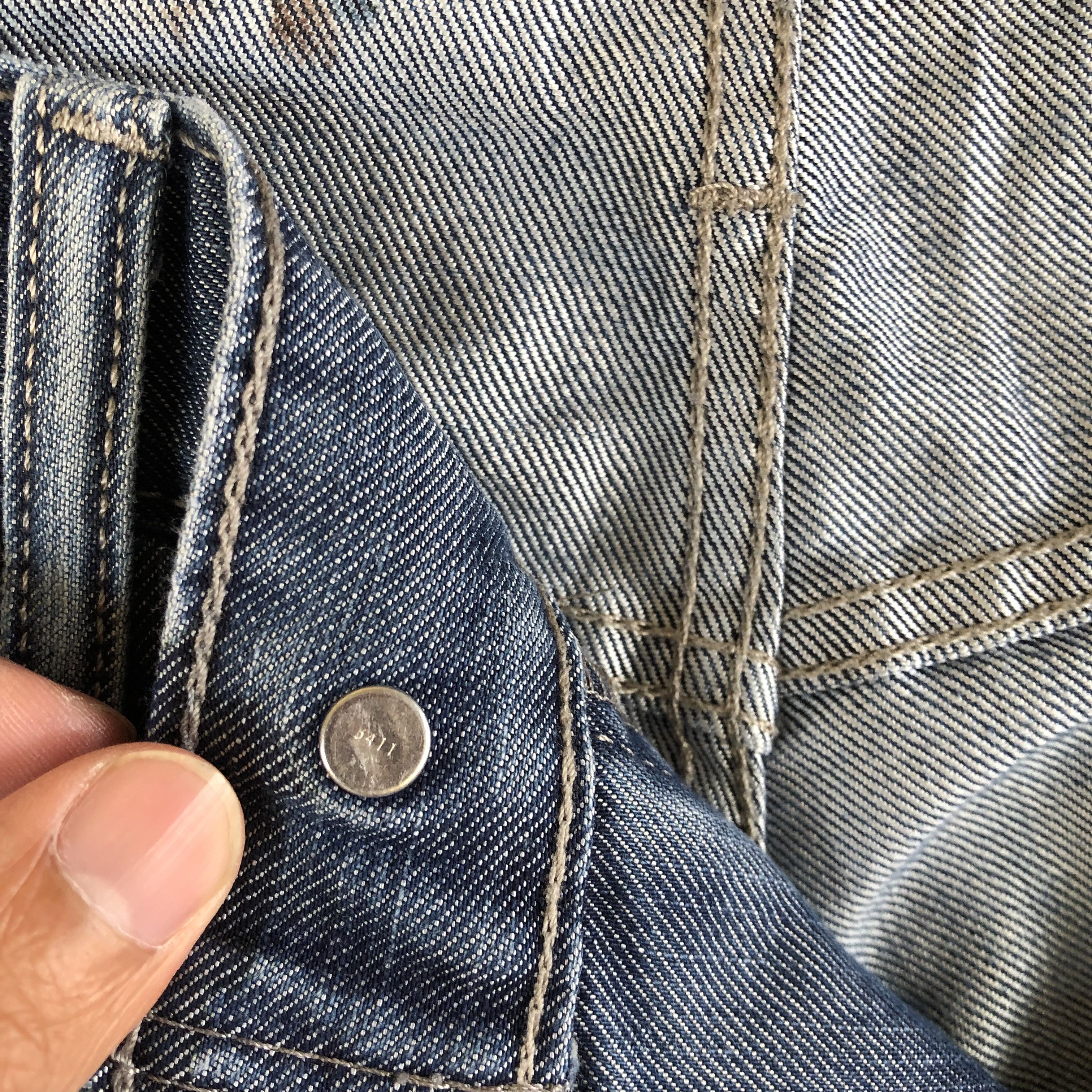 Levi's Vintage Y2K Levis 514 Faded Jeans Levi's Straight Denim Size US 30 / EU 46 - 7 Thumbnail
