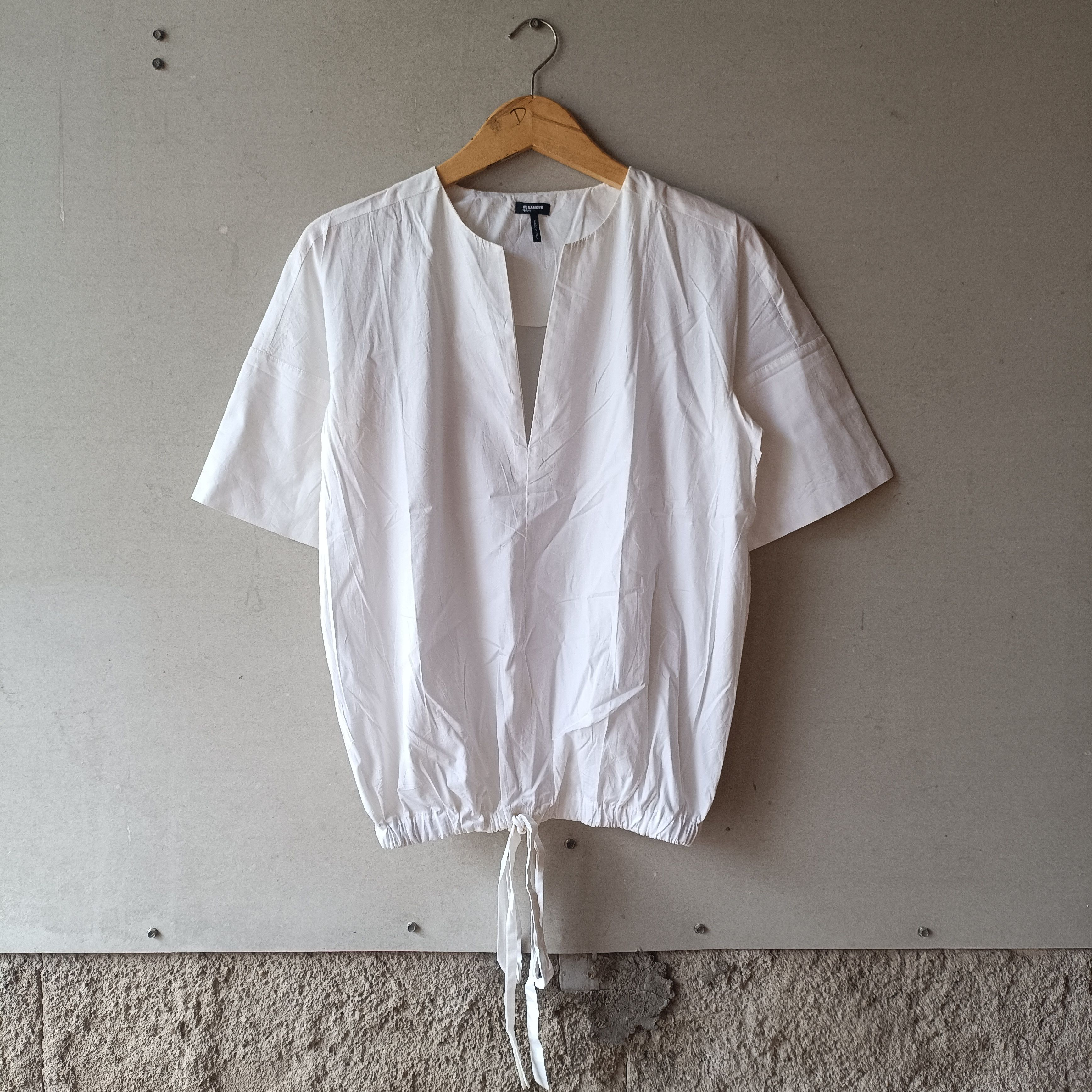 Jil Sander Jil Sander Navy White Tops Size M / US 6-8 / IT 42-44 - 1 Thumbnail