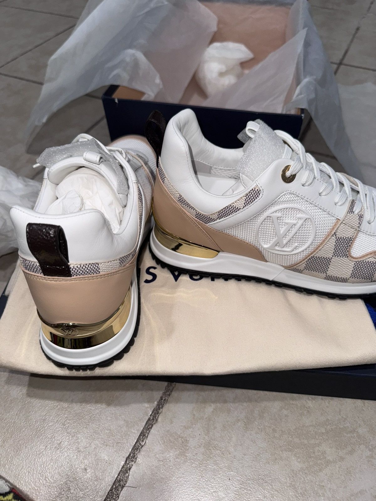 Louis Vuitton LOUIS VUITTON SHOES SNEAKERS LEATHER MONOGRAM