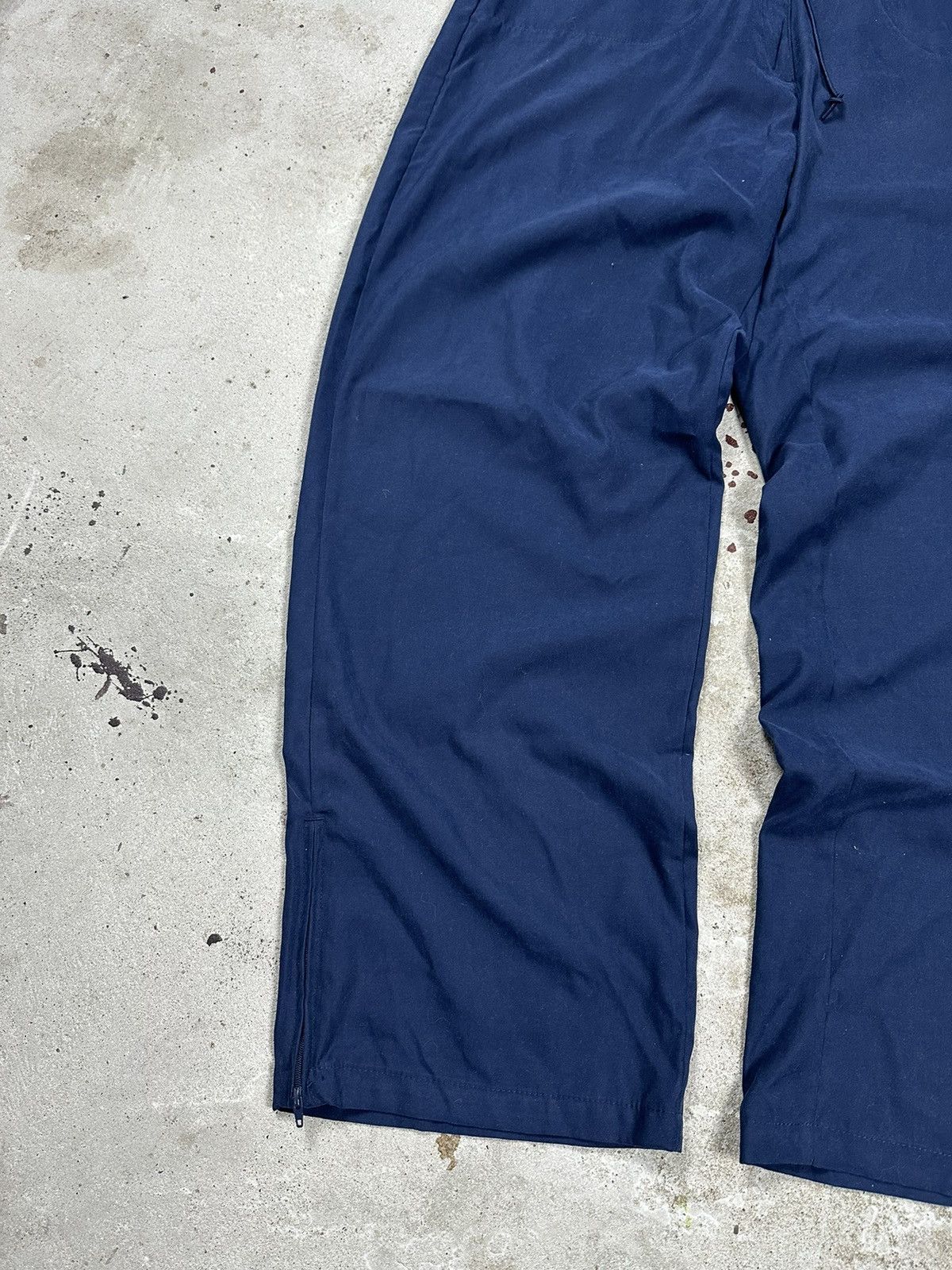 Vintage Y2K Nike Baggy Track Pants Navy Swoosh