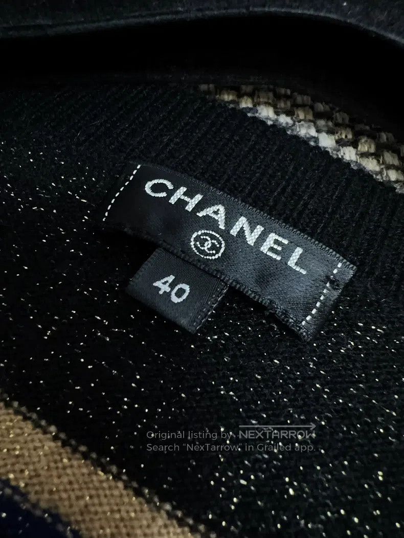 Chanel Chanel 19A Egypt Series Black Pink Beetle Pattern Cashmere Size S / US 4 / IT 40 - 5 Thumbnail
