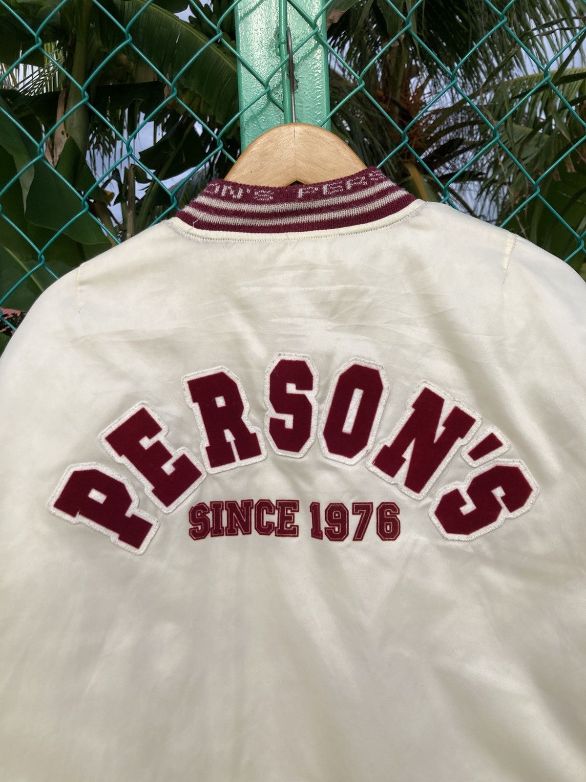 PERSON'S Vintage Person’s Japan Patch Logo Varsity jacket Boxy fit Size US L / EU 52-54 / 3 - 9 Thumbnail