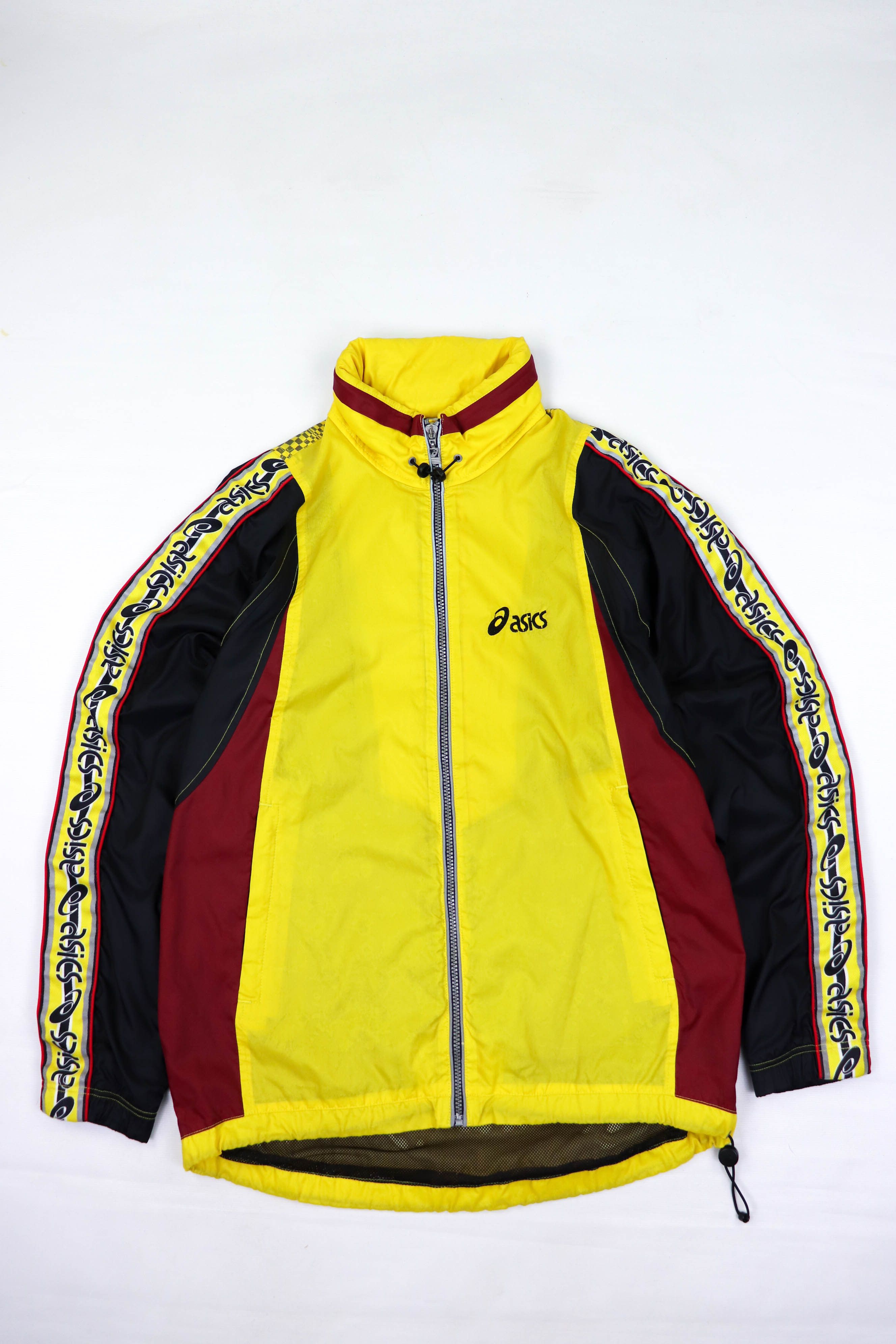 Asics Asics Vintage Reflective 3D Print Track Windbreaker Jacket Size US L / EU 52-54 / 3 - 1 Thumbnail