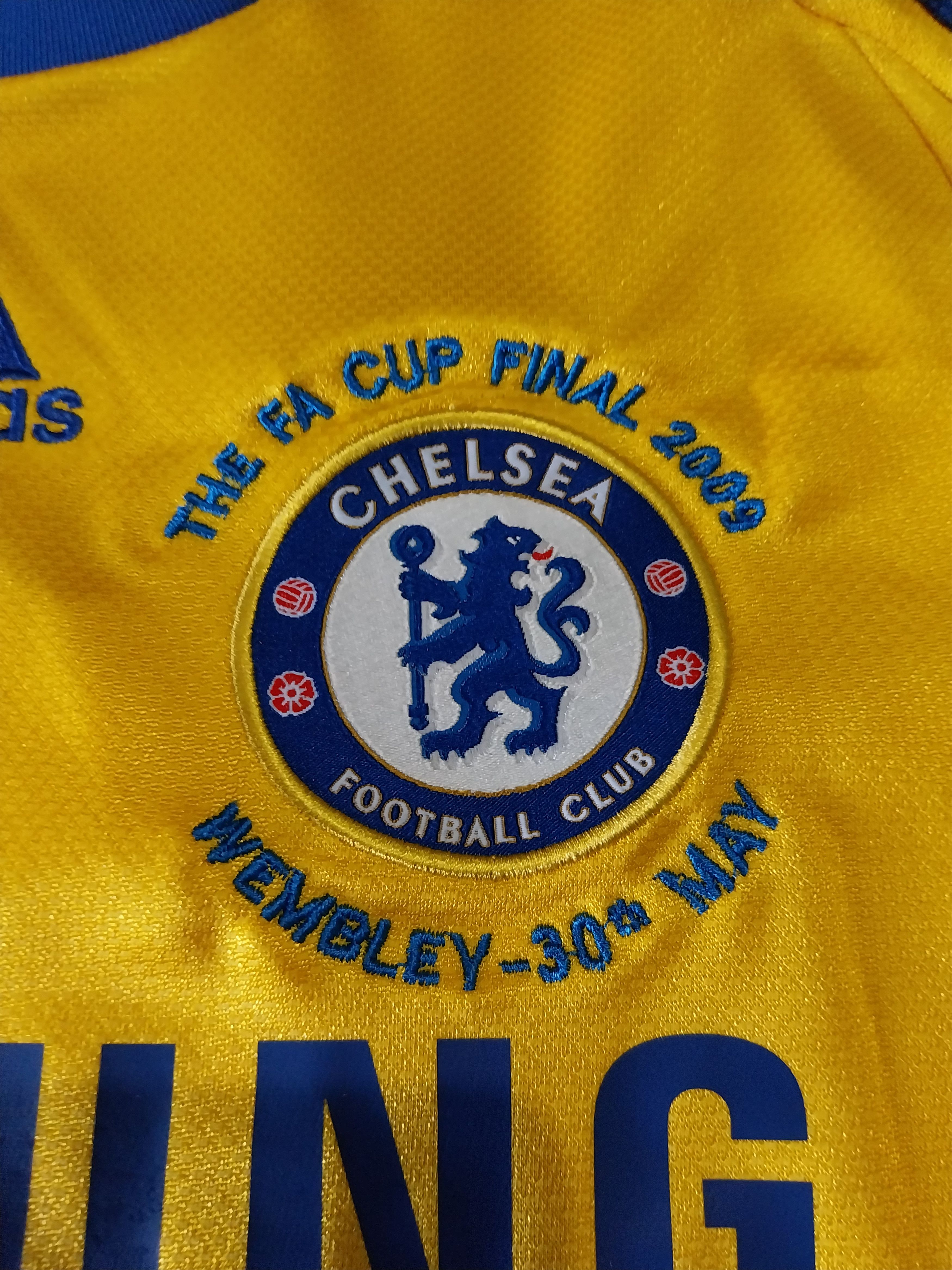 Adidas Chelsea away 2008/2009 didier drogba jersey football Size US S / EU 44-46 / 1 - 4 Thumbnail