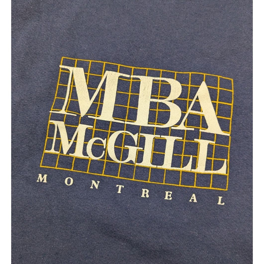 Vintage Vintage 80s MBA McGill University Montreal sweater Size US L / EU 52-54 / 3 - 2 Thumbnail