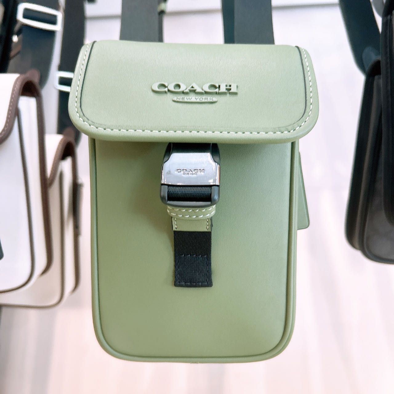 Coach Racer Phone Crossbody In Smooth Leather CT886 Size ONE SIZE - 1 Thumbnail