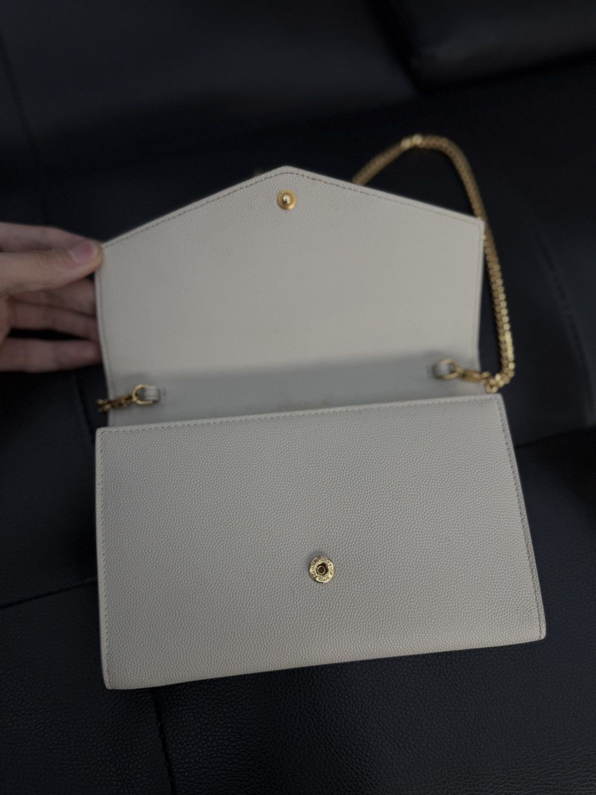 Saint Laurent Paris Saint Laurent Paris Uptown White Chain Bag Women Size ONE SIZE - 10 Thumbnail