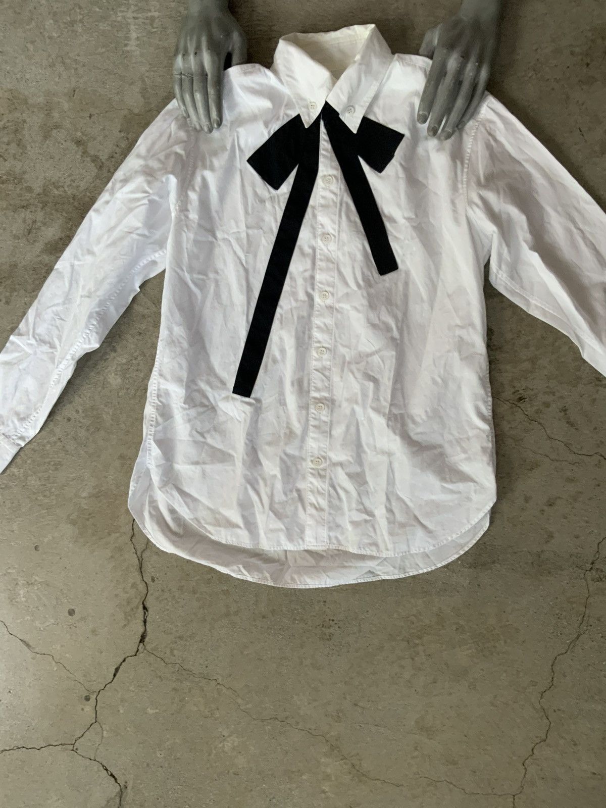 Yohji Yamamoto ARCHIVE YOHJI YAMAMOTO POUR HOMME RIBBON TIE BUTTON