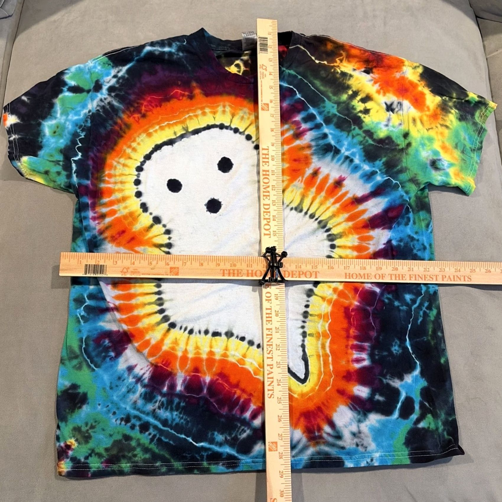 Gildan Awesome Ghost Tie Dye Short Sleeve Shirt - Mens XL Size US XL / EU 56 / 4 - 3 Thumbnail
