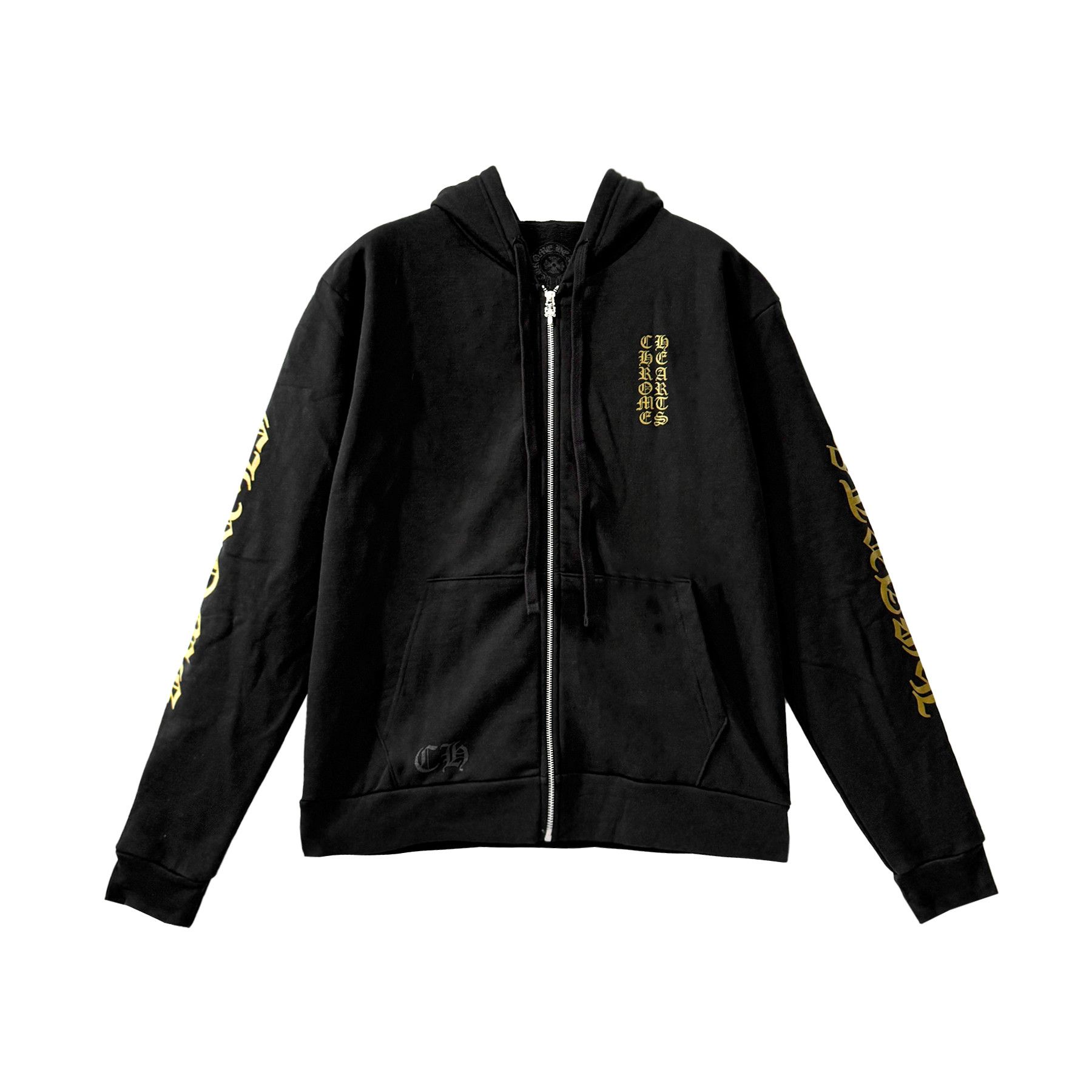Chrome Hearts × Vintage 90s Chrome Hearts Zip Hoodie | Grailed