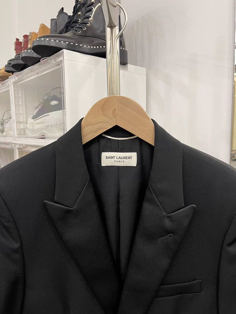 Saint Laurent Paris saint laurent le smoking tuxedo jacket-2507 Size US S / EU 44-46 / 1 - 2 Thumbnail
