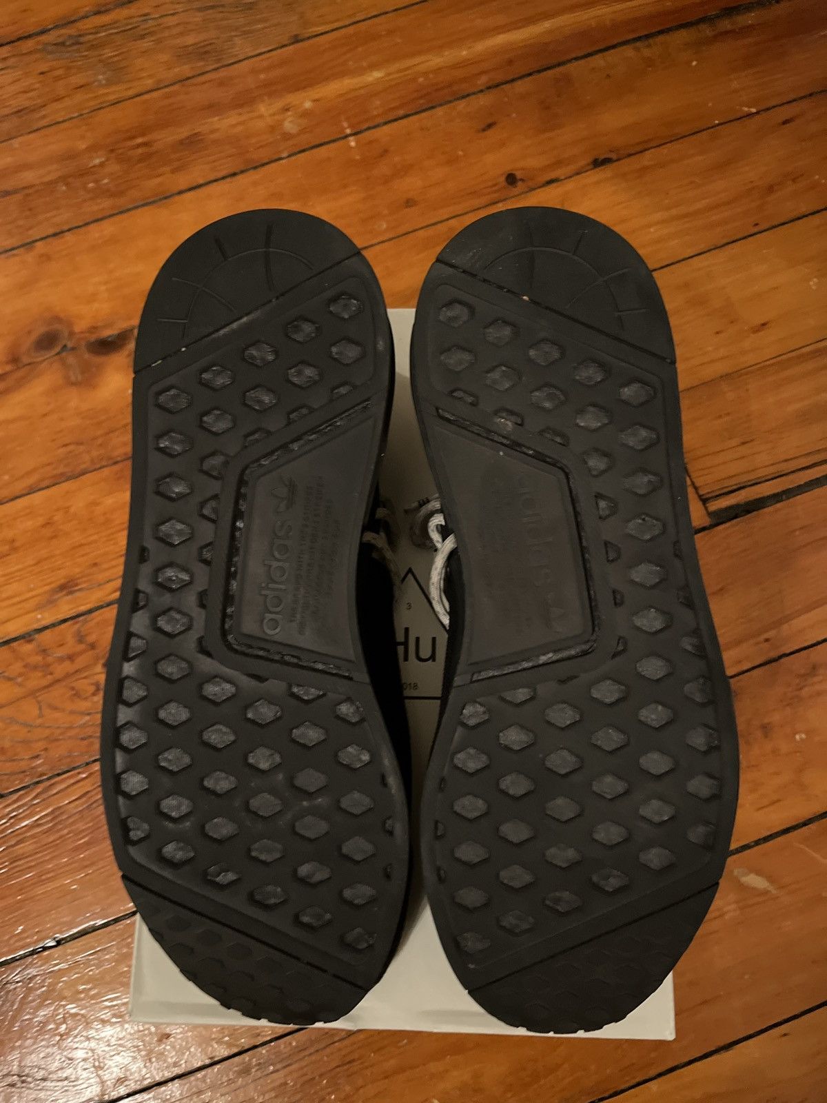 Pharrell adidas NMD Hu Pharrell Black Size US 11.5 / EU 44-45 - 6 Thumbnail