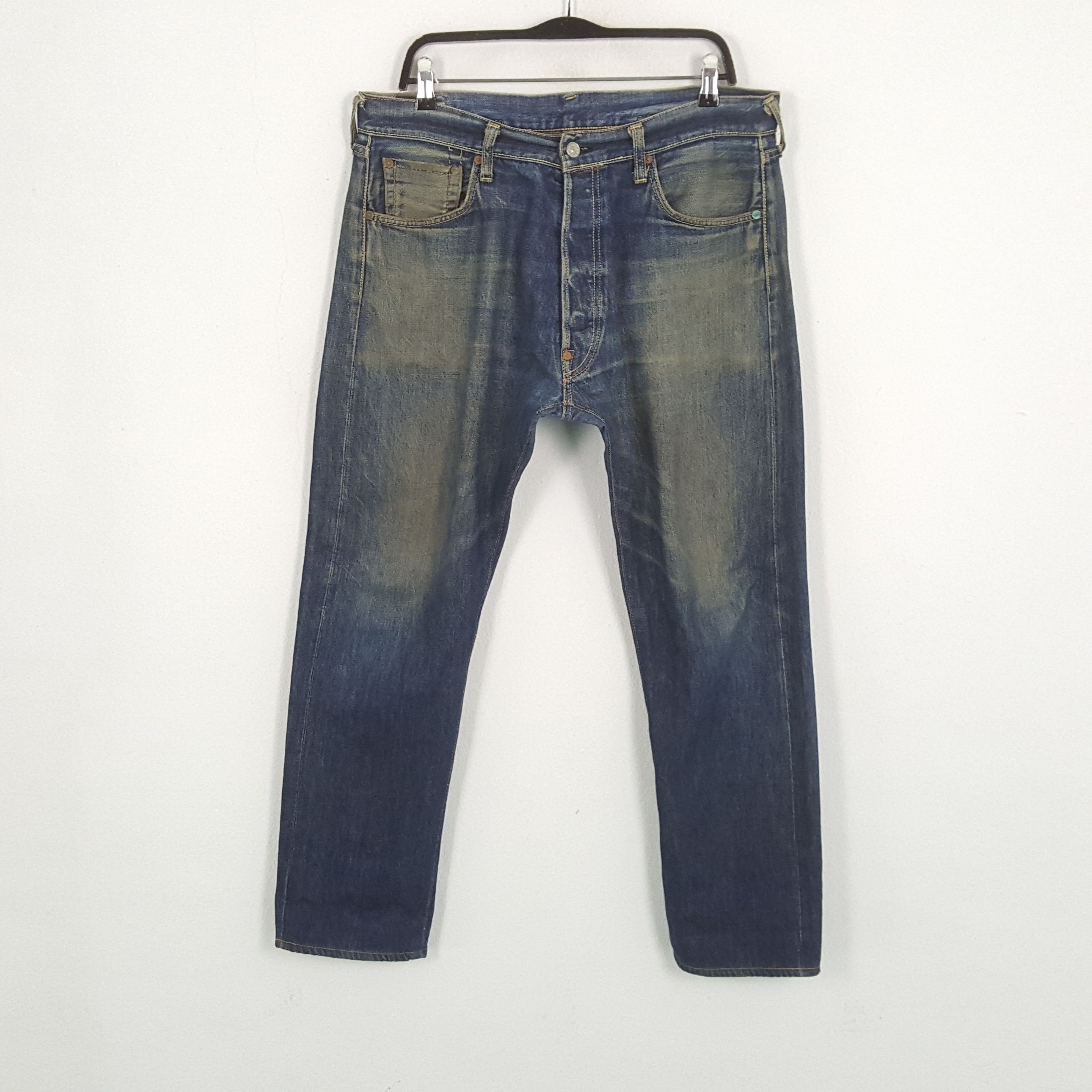 Japanese Brand × Vintage EVISU Japanese Brand Fashion Style Custom Daicock Jeans Size US 35 - 4 Thumbnail