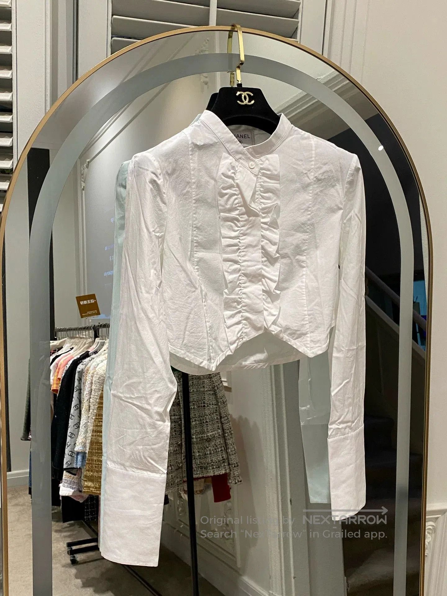 Chanel Chanel 2020 Equestrian White Short Shirt. Size US XS / EU 42 / 0 - 1 Thumbnail