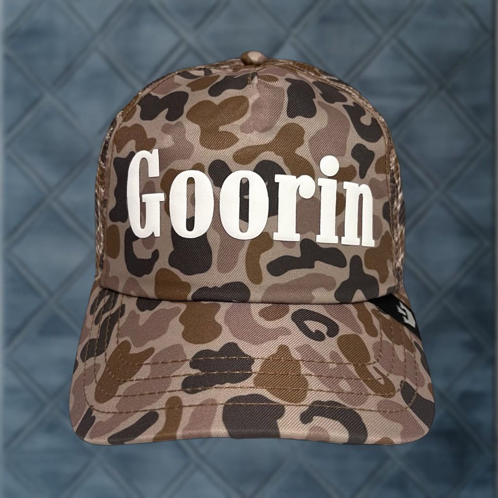 Goorin Bros. Goorin Bros Hat Cap Snapback The Farm Duck Camo Crush Trucker Camouflage Brown Size ONE SIZE - 1 Thumbnail