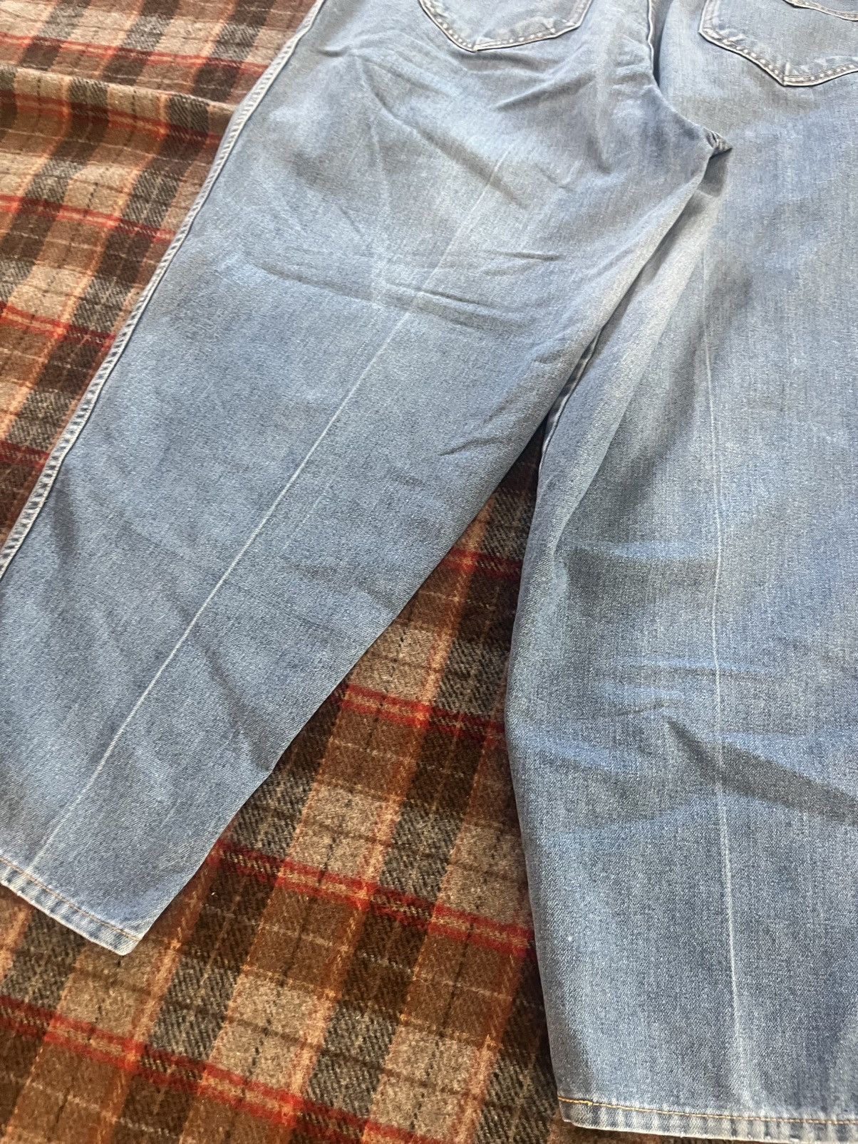 Other Vintage 90s super wide baggy pleated Light washed pants 36 Size US 35 - 9 Thumbnail