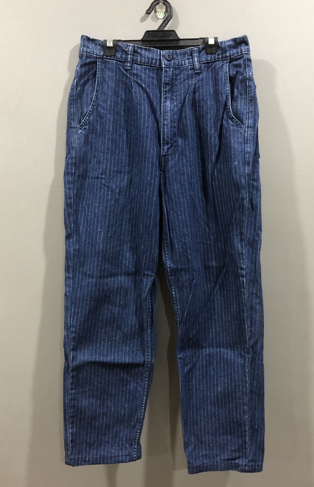 Big John Big John Denim Stripe Pants Size US 31 - 1 Thumbnail