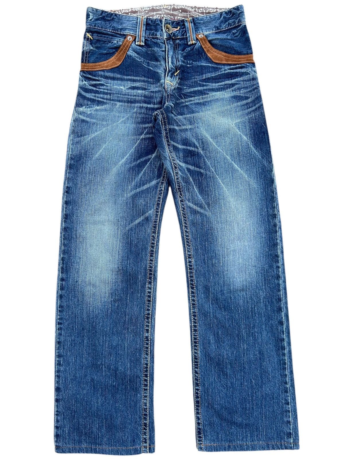 Kapital VINTAGE EDWIN NAVAJO JAPANESE BRAND DENIM JEANS RARE☠️🎌 Size US 31 - 2 Thumbnail