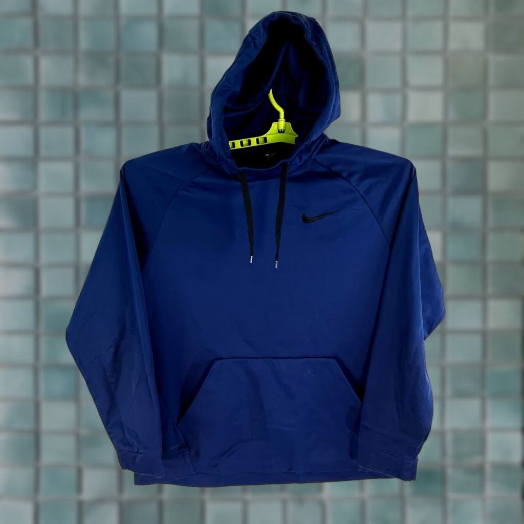Nike Nike Dri-Fit Pullover Hooded Sweatshirt Mens Size L Blue Size US L / EU 52-54 / 3 - 1 Thumbnail