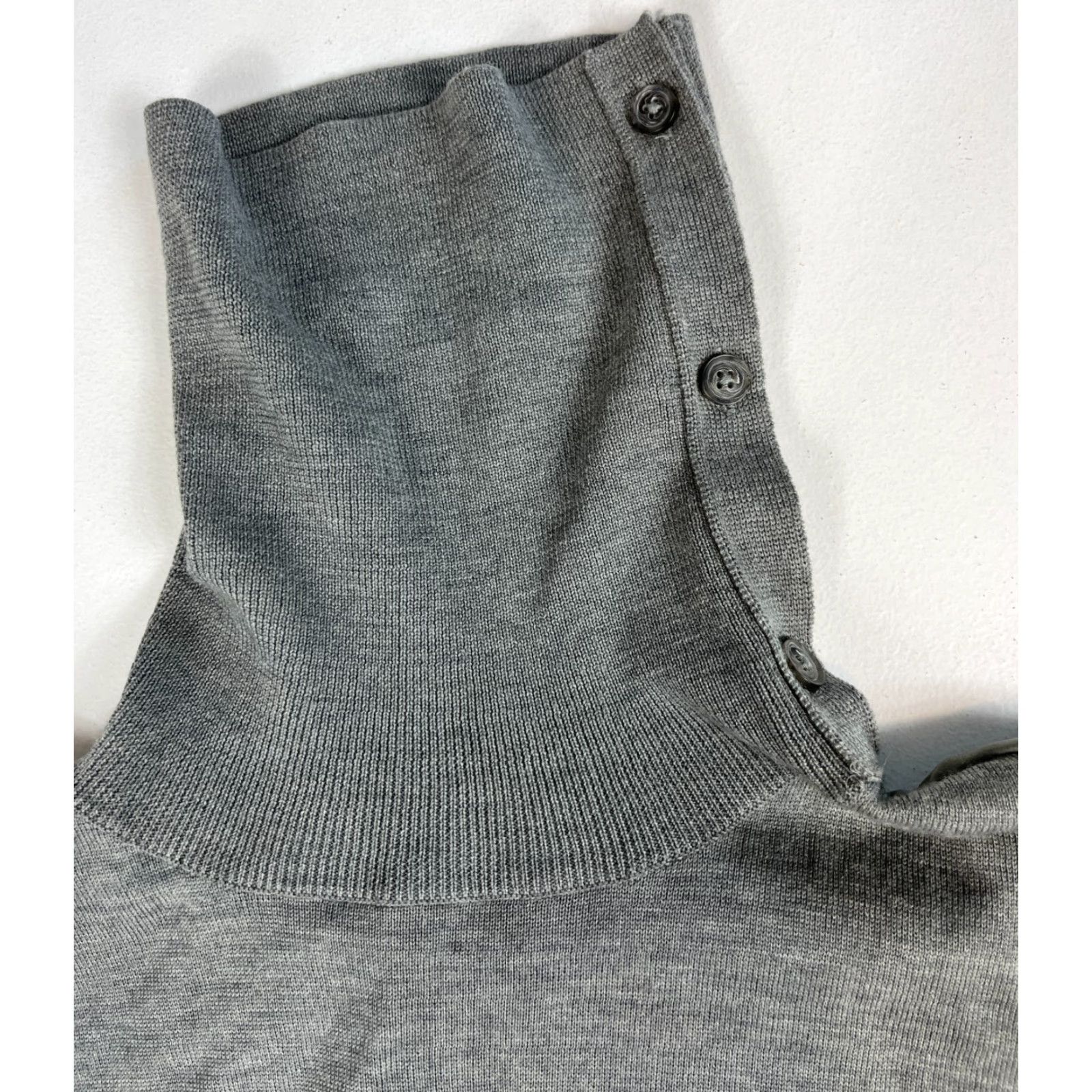Allsaints AllSaints Flik Dress Knit Merino Wool Sz M Dress Women Gray Wool Knit Merino Wool Flik Dress 90s Designer City Classic Size M / US 6-8 / IT 42-44 - 7 Thumbnail