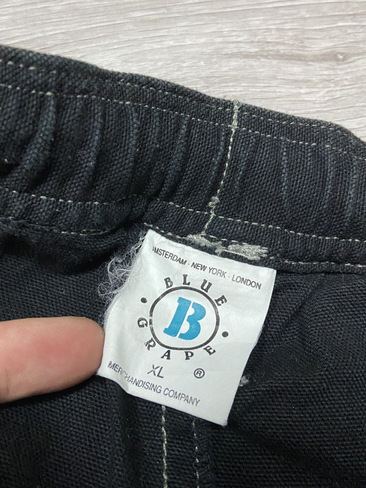 Vintage Sepultura BBC Blue grape company cargo shorts RARE Size US 36 / EU 52 - 8 Thumbnail