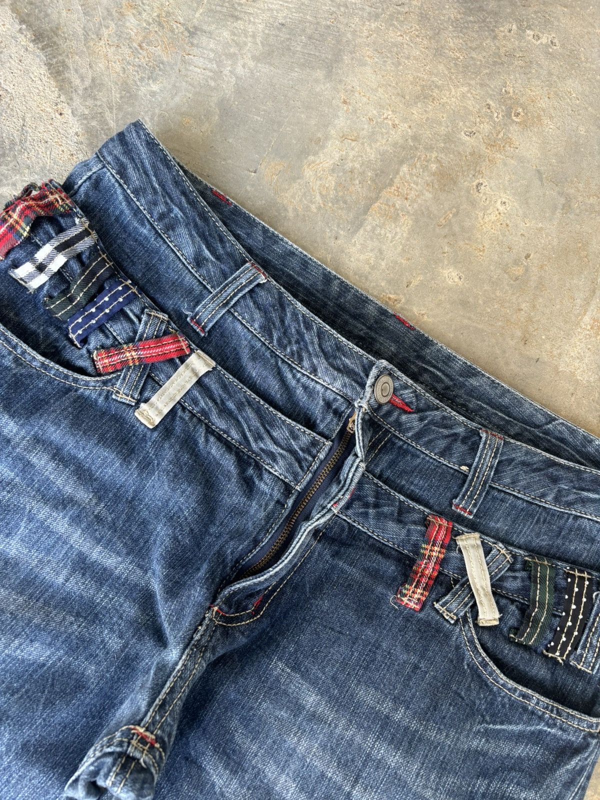 Hysteric Glamour × If Six Was Nine × Japanese Brand Y2k Double Waist Ifwixwasnine Punk Style Jeans Size US 36 / EU 52 - 8 Thumbnail