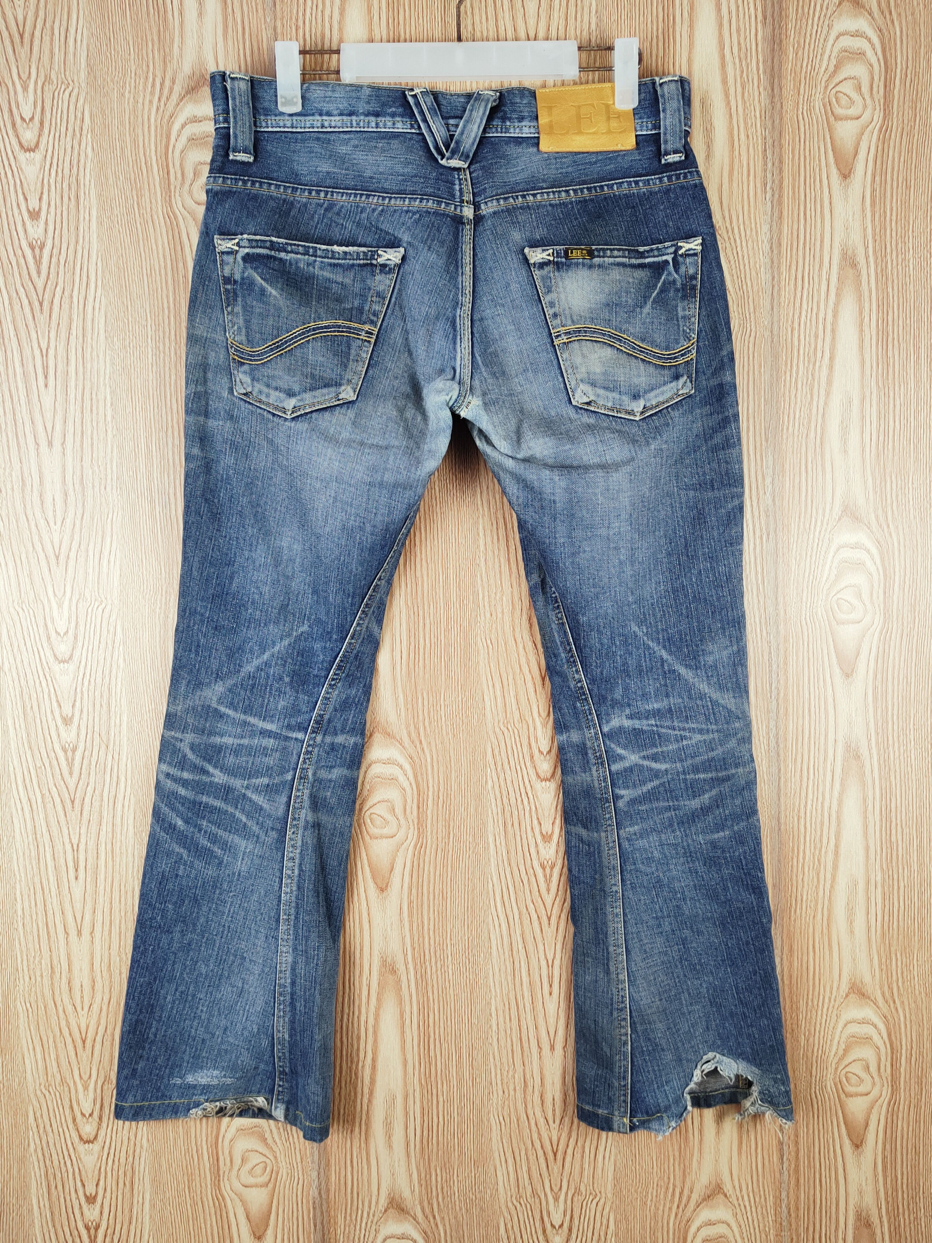 Japanese Brand Lee Blue Distressed Ripped Jeans #S2689 Size US 31 - 7 Thumbnail