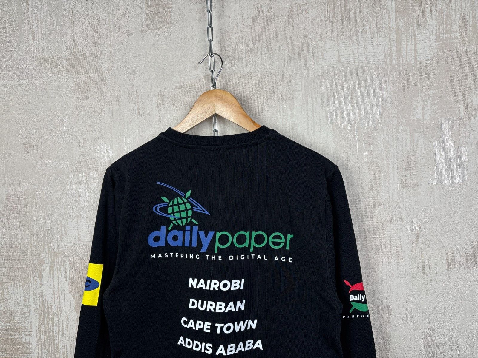 Daily Paper Daily Paper Feff Graphic Long Sleeve T-shirt Black Size US M / EU 48-50 / 2 - 12 Thumbnail