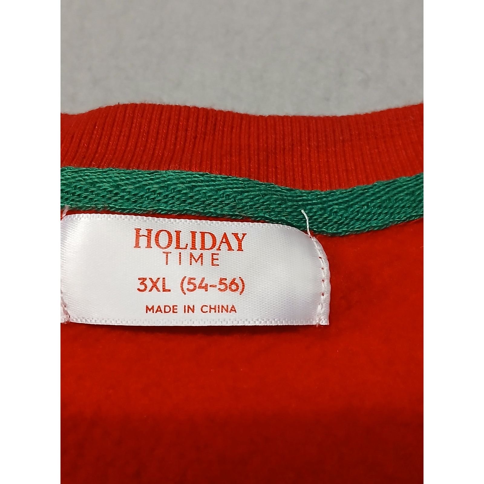 Other Holiday Time (3XL) Lite Up Red Crew Neck Pullover Sweatshirt Size US XXL / EU 58 / 5 - 8 Thumbnail