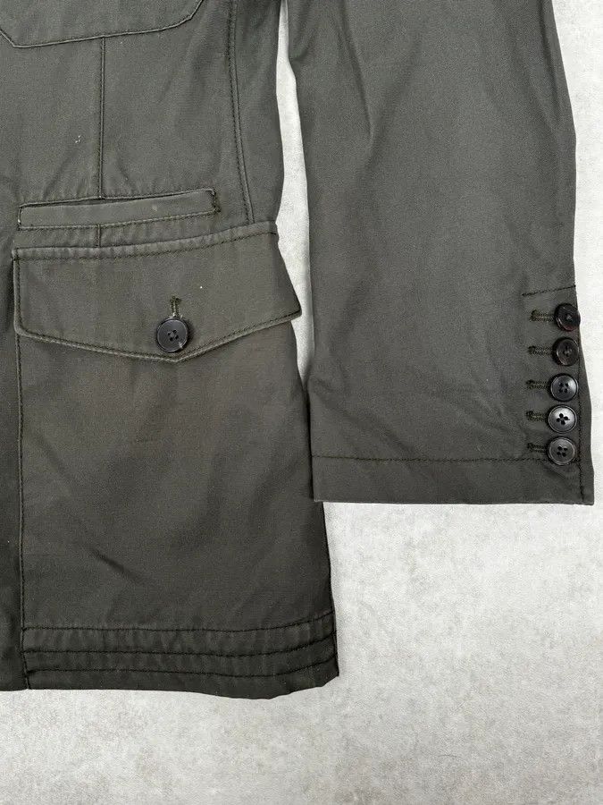 Gucci 2000s Gucci Olive Green Buttoned Military Jacket Size US L / EU 52-54 / 3 - 8 Thumbnail