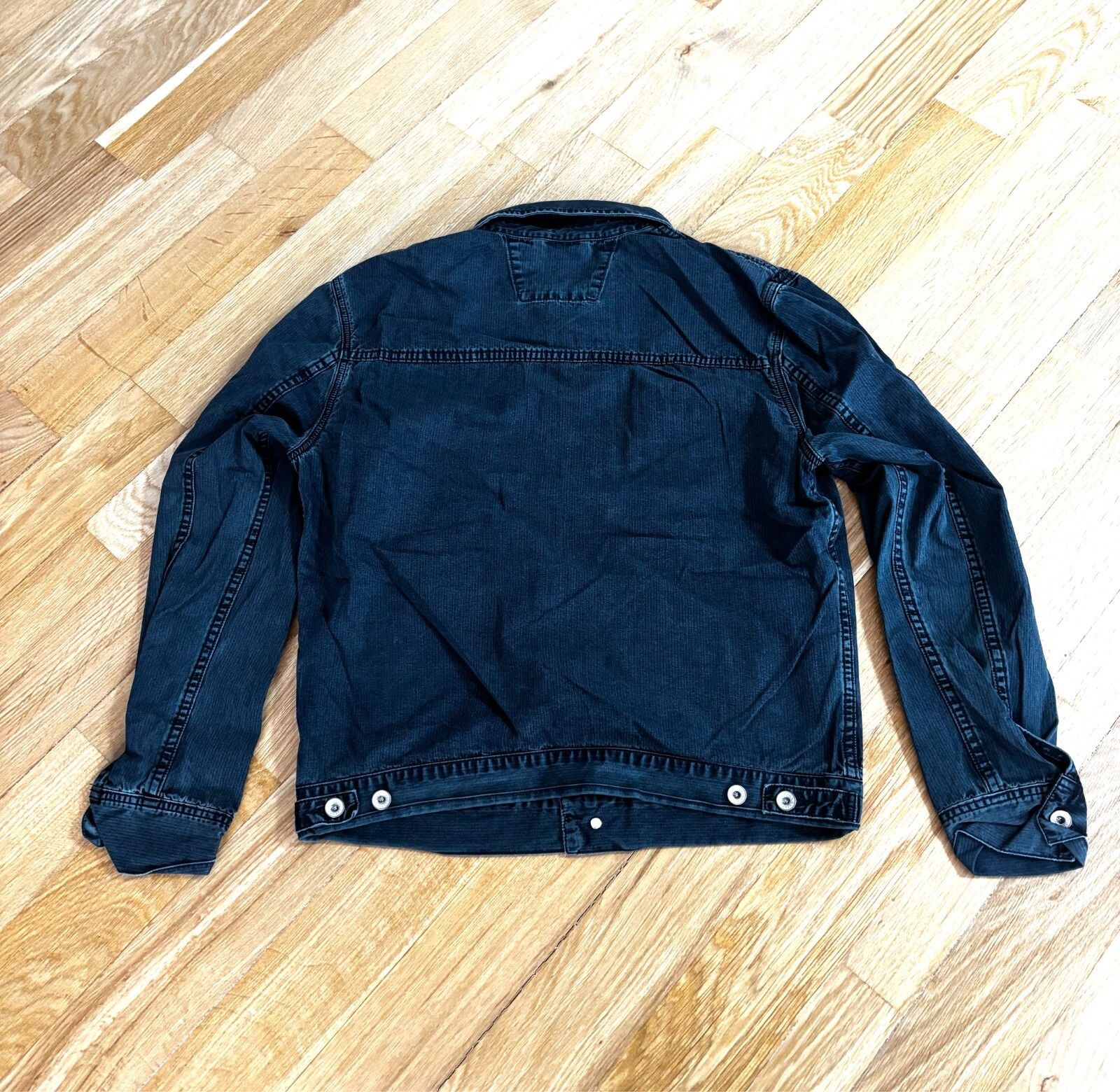John Varvatos John Varvatos Men Jacket Denim Striped Size L Size US L / EU 52-54 / 3 - 2 Thumbnail