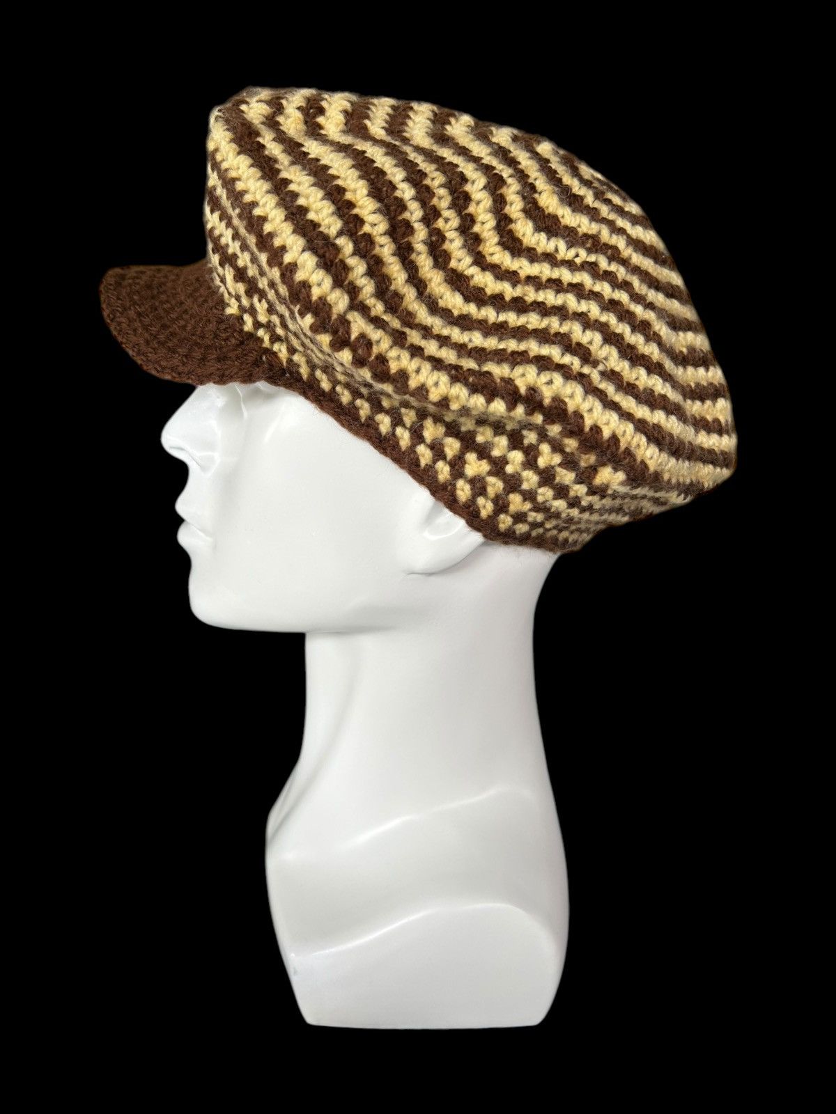 Japanese Brand × Kapital × Vintage Crochet Knitted Handmade Rare Hats ☠️☠️ Size ONE SIZE - 1 Thumbnail