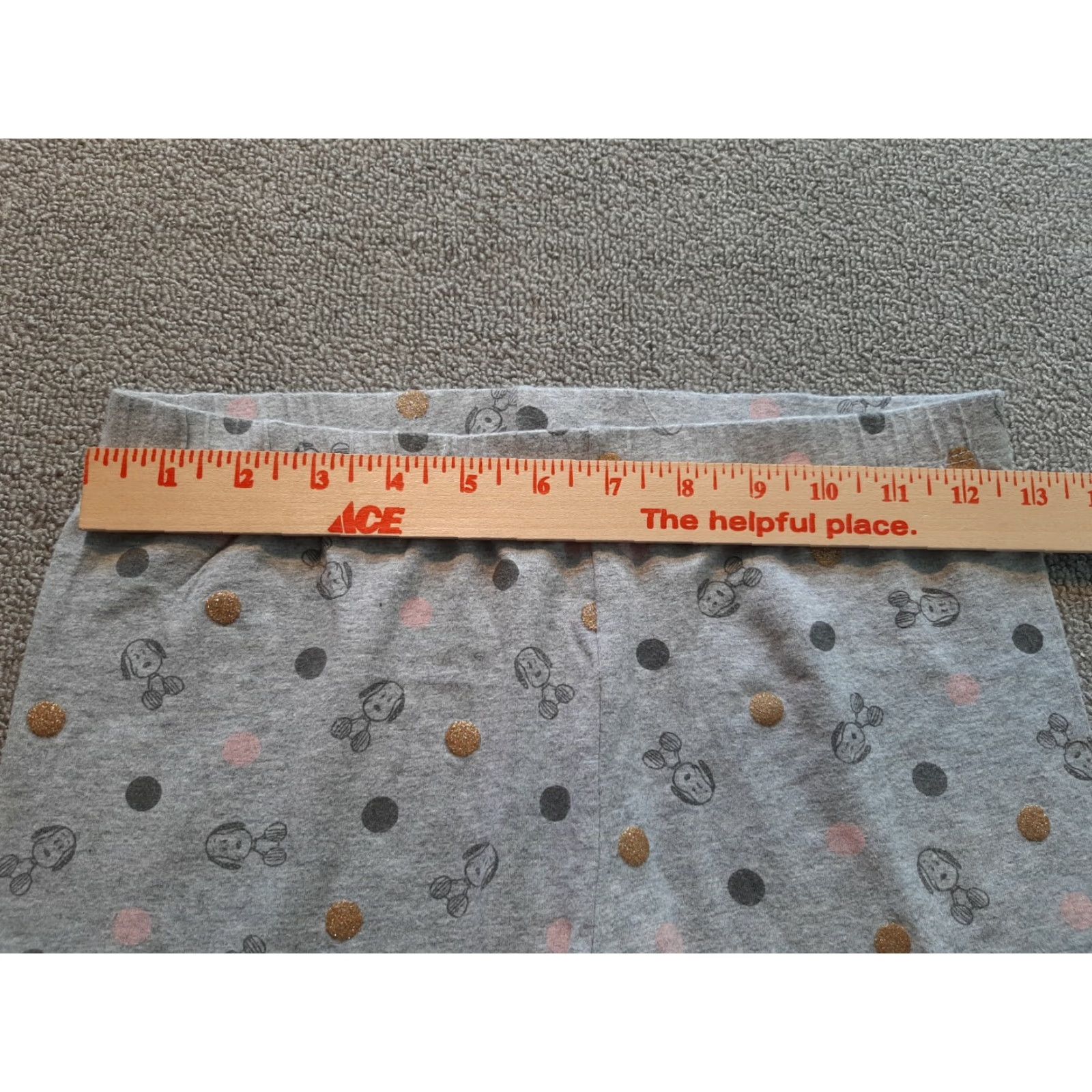 Peanuts Snoopy Peanuts Sleep Pants PJ Girls XL Gray Sparkle Lounge Pants 14-16 Regular Size 40" / US 18 - 4 Thumbnail