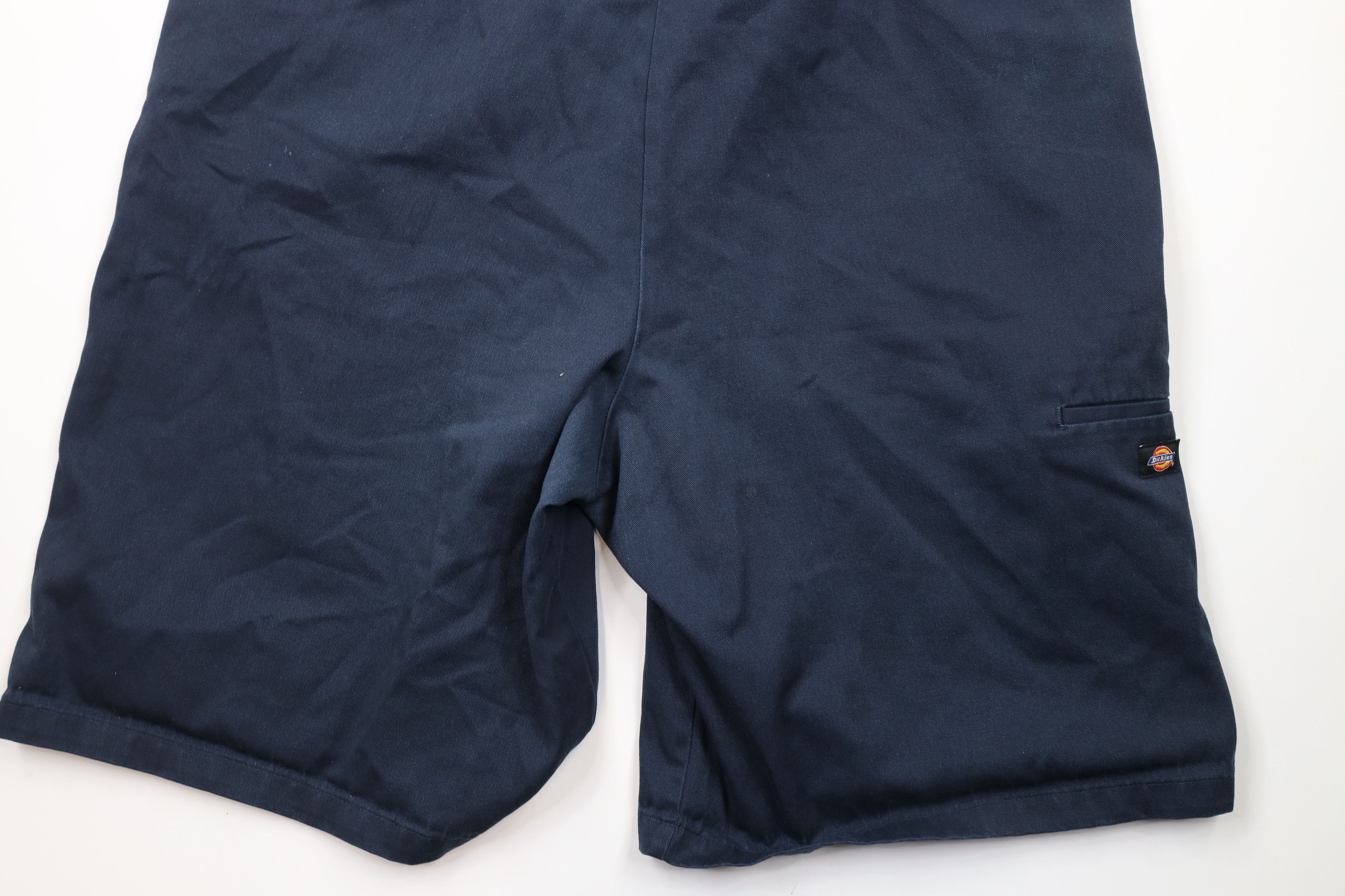 Dickies × Vintage Vintage Dickies Spell Out Workwear Mechanic Shorts Navy Blue Size US 44 / EU 60 - 14 Thumbnail