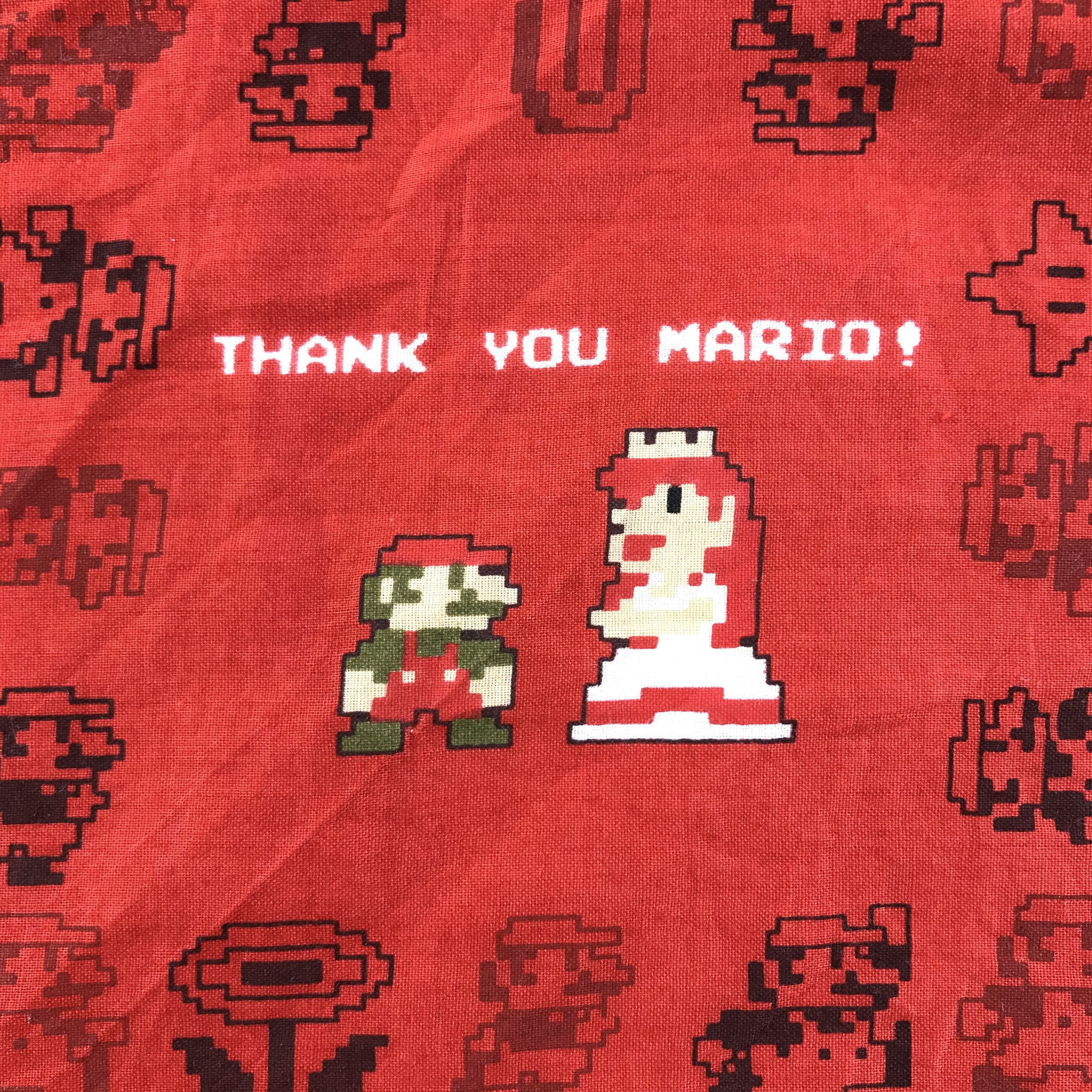 Vintage Supe Mario Bandana / Handkerchief / Neckerchief - S1833 Size ONE SIZE - 3 Thumbnail